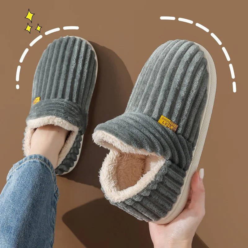 Cozy unisex slippers for winter