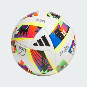 MLS PRO Ball WHITE/BLACK/SOGOLD - Soccer Stuff LLC