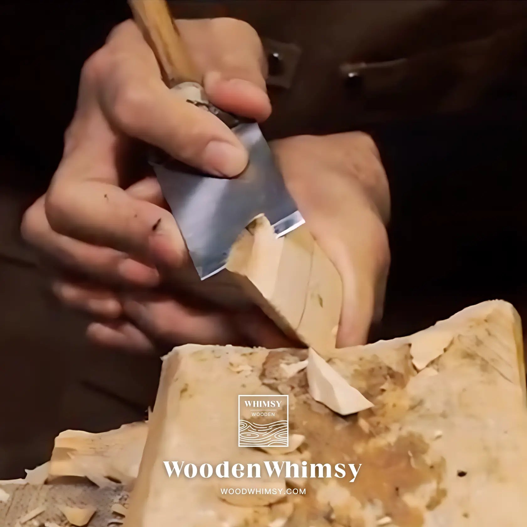Artisan at Work, Carving a Wooden Bird