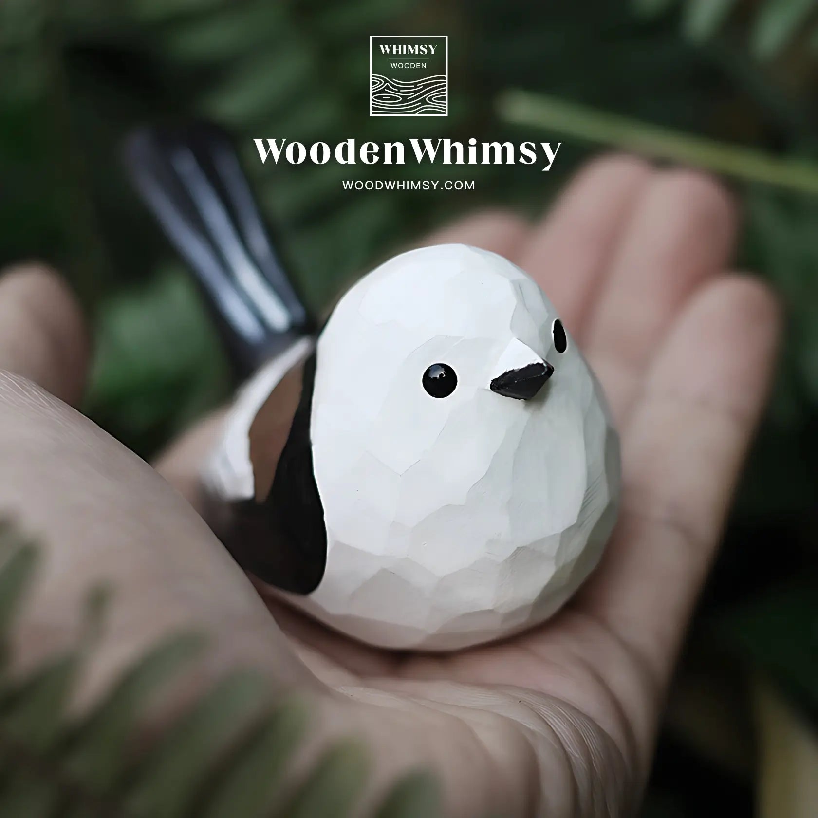 Collection of Handcrafted Wooden Birds- 01