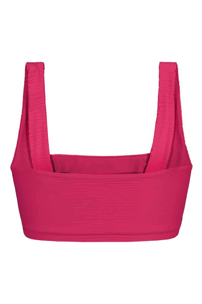 Raspberry Boxy Top | textured