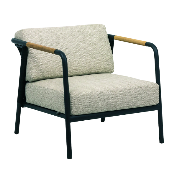 Alfresco Home Elle Belt Deep Seating Lounge Chair with Cushion