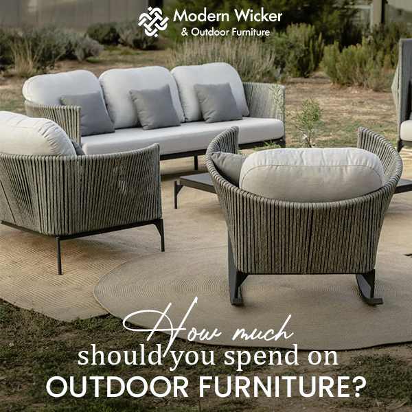 How Much Should You Spend on Outdoor Furniture