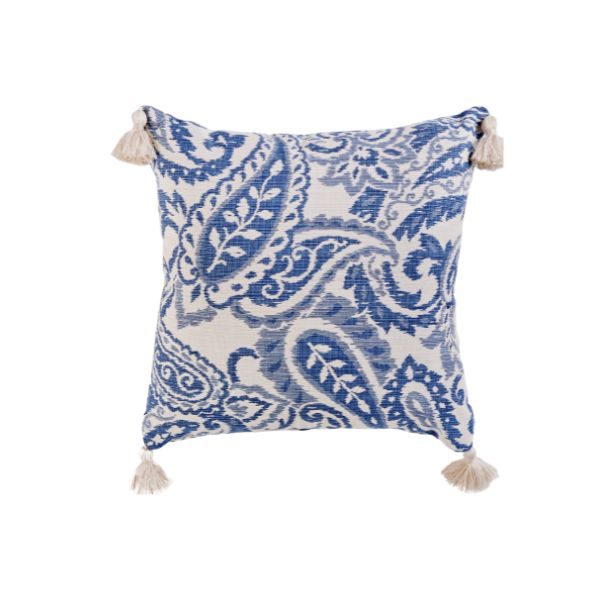 18 x 18 South Sea Rattan Pillow Talk BLU-18T-6