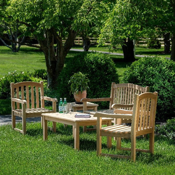 Alfresco Home Whitby 5 Piece Natural Teak Dining Set