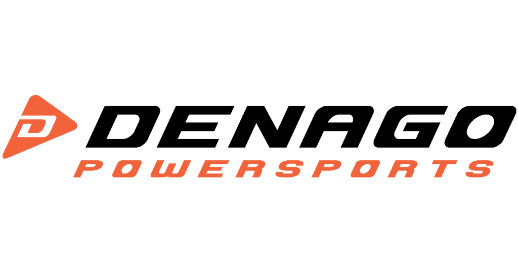 Denago Powersports Black & Orange Logo