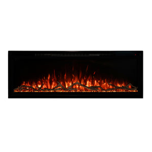 Modern Flames 50'' Spectrum Slimline Wall Mount / Recessed Linear Electric Fireplace - Fireplace Exchange