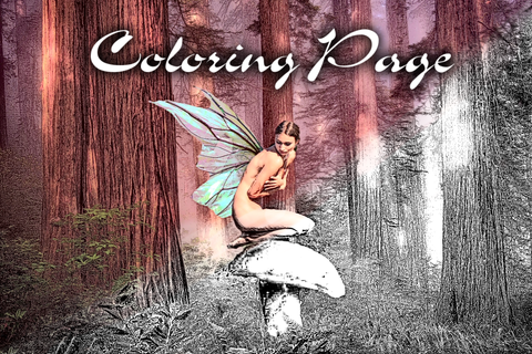 Free Fairy Coloring Pages