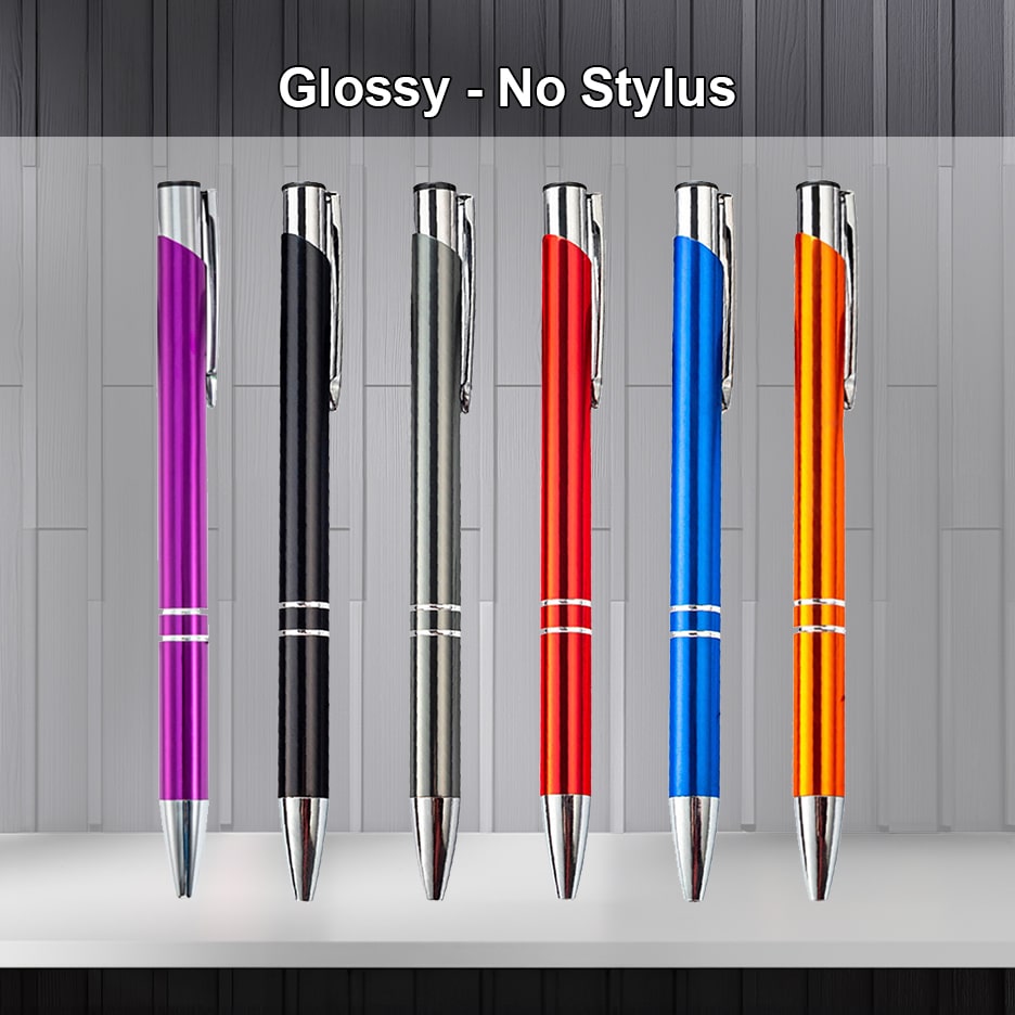 Glossy Pens Laser Engraved