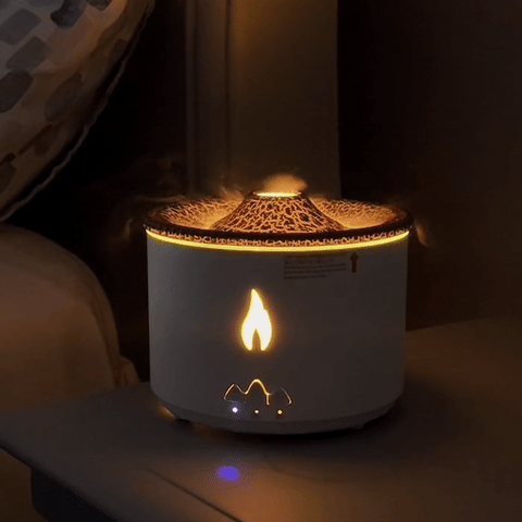 Volcanic Flame Aroma Oil Diffuser Humidifier – Futurelivingtech