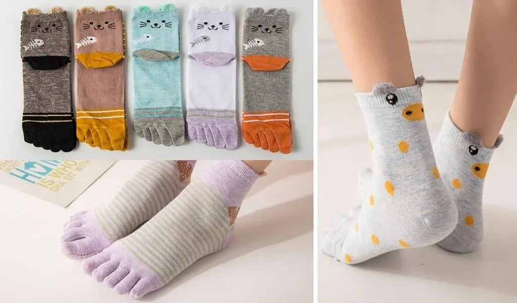 Fünf-Zehen-Socken aus Japan