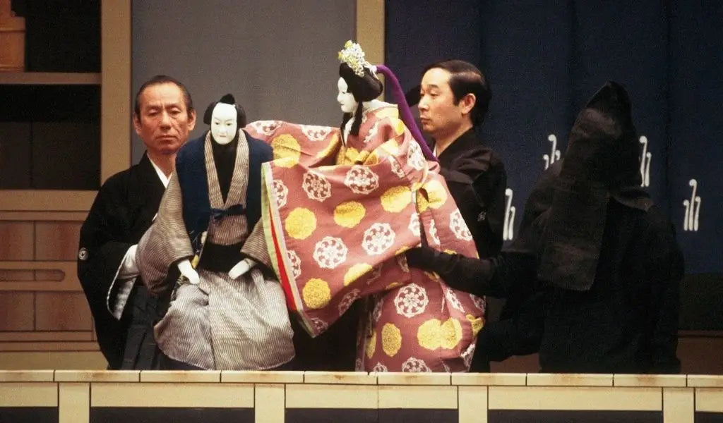 japanische Marionetten Bunraku