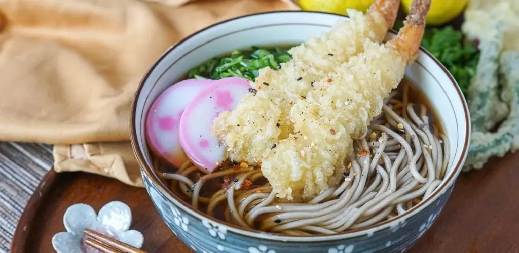 soba toshikoshi oder japanische Suppe für das neue Jahr