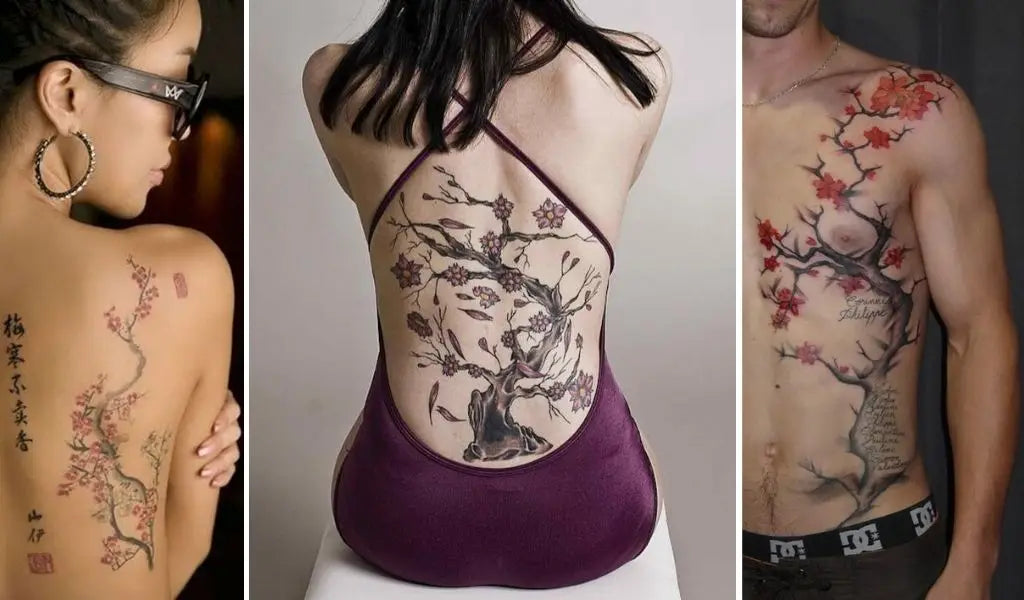 japanisches Kirschblüten-Tattoo