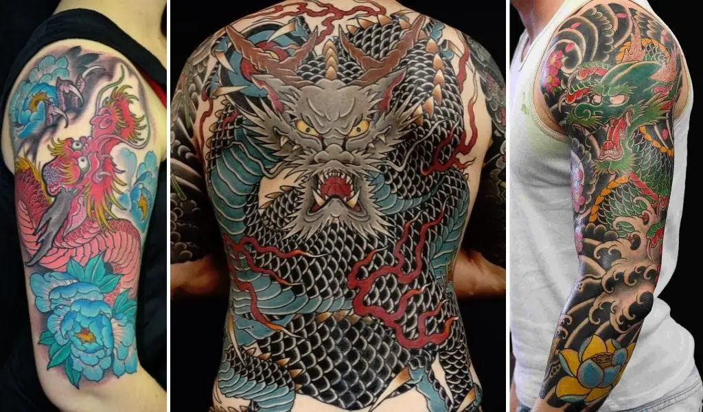 japanisches Drachen-Tattoo