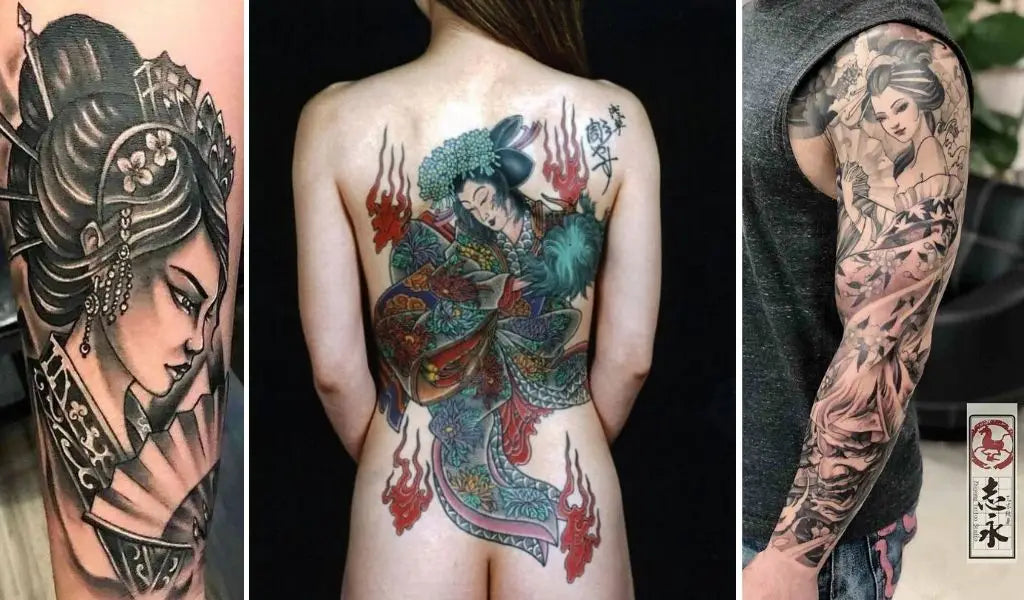 japanisches Geisha-Tattoo