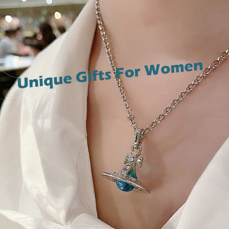 Saturn 3D Crystal Necklace �C Stunning & Adjustable Pendant - Image 10