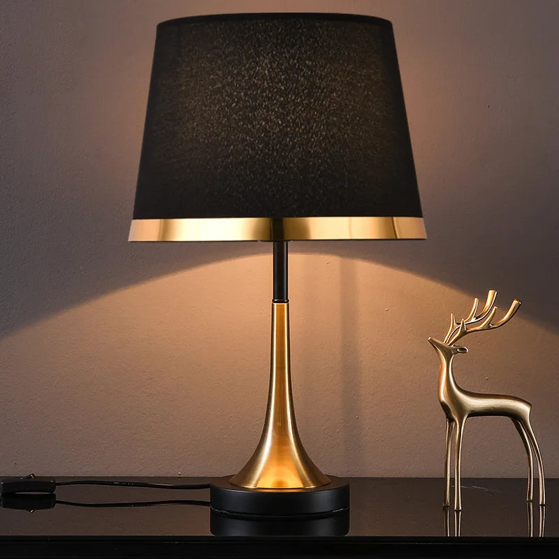 Modern American Retro Style Bedside Table Lamp - Image 5