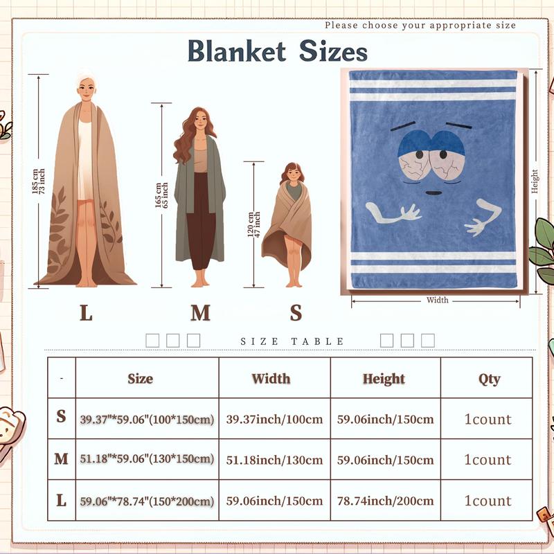 Ultra-Soft Cartoon Design Flannel Blanket - Image 2