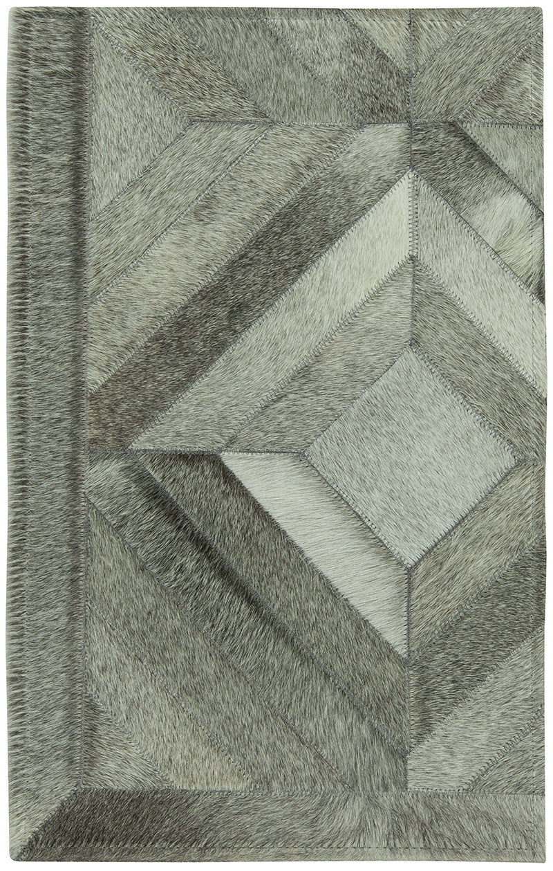 Asmara, Inc. | Asmara Parquet GRY Cowhide Rug