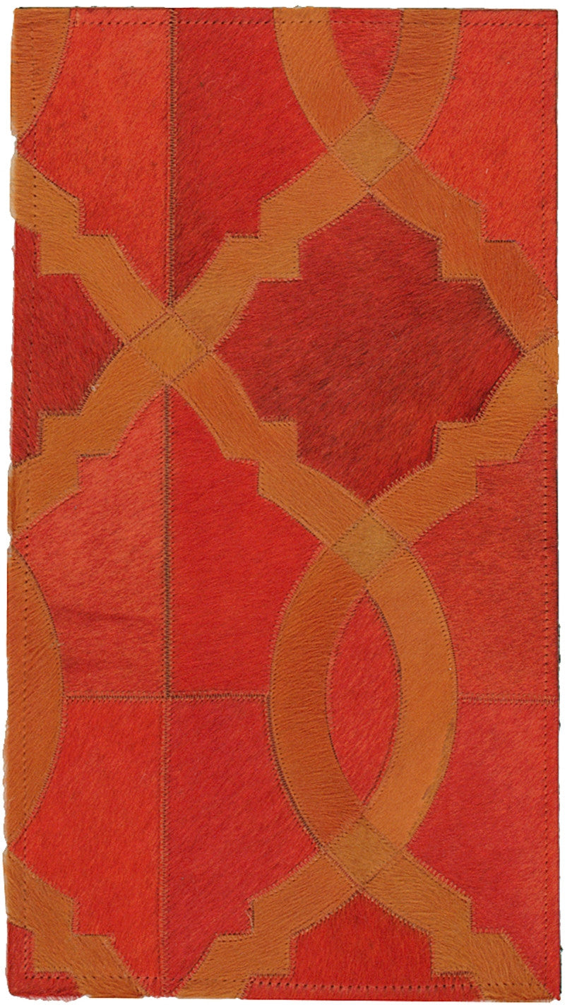 Asmara Inc Asmara Gothic Tan Cowhide Rug