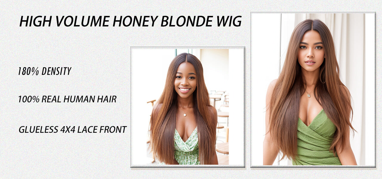 Charmanty High Volume Honey Blonde Wig