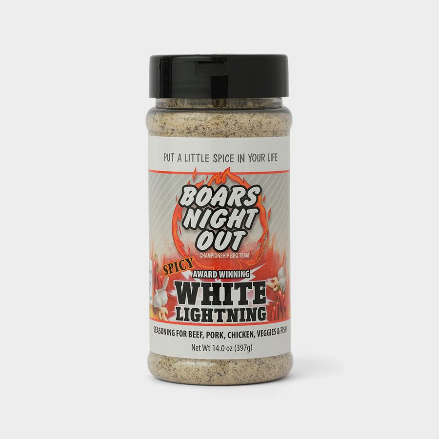 Boar's Night Out White Lightening, BBQ Rub, BBQ Spot