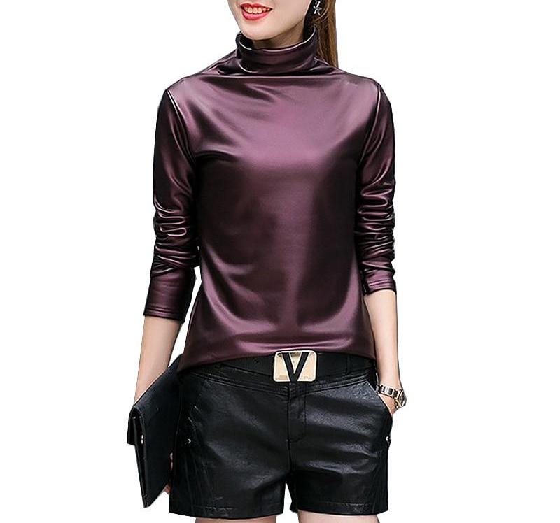 On Second Thought: Faux Leather Turtleneck
