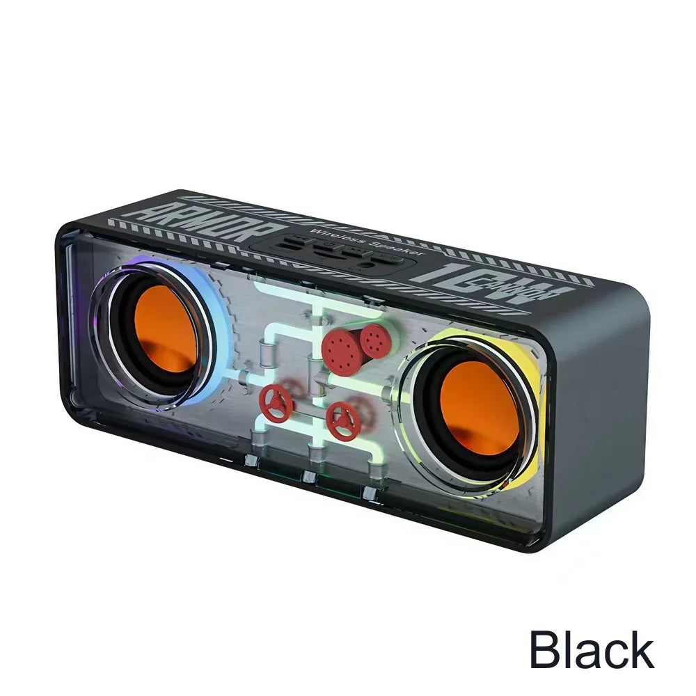 LED Gaming Bluetooth Speaker with RGB Lighting - Black