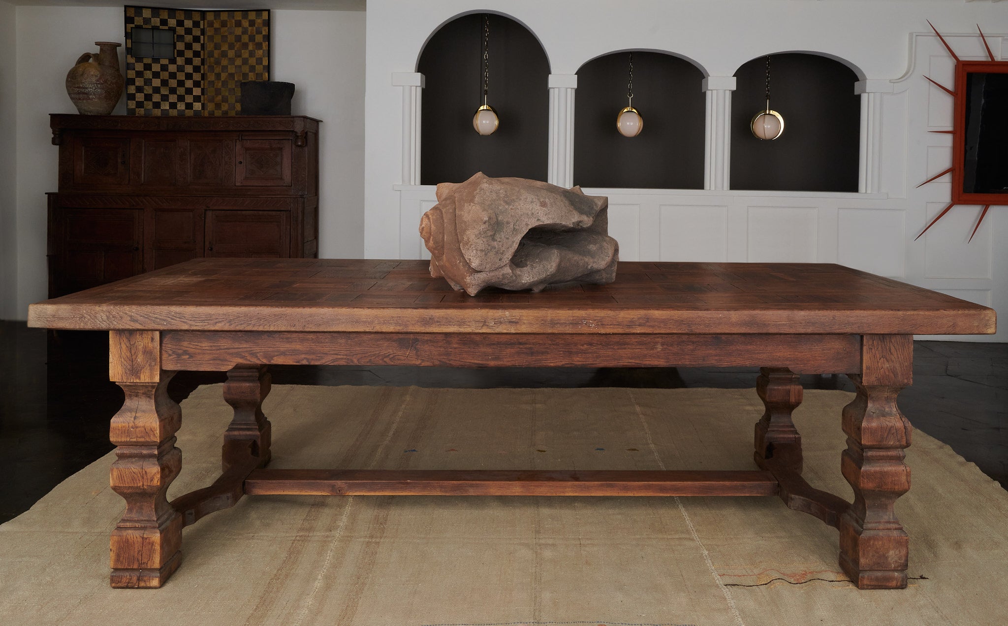 Belgian Parquetry Dining Table