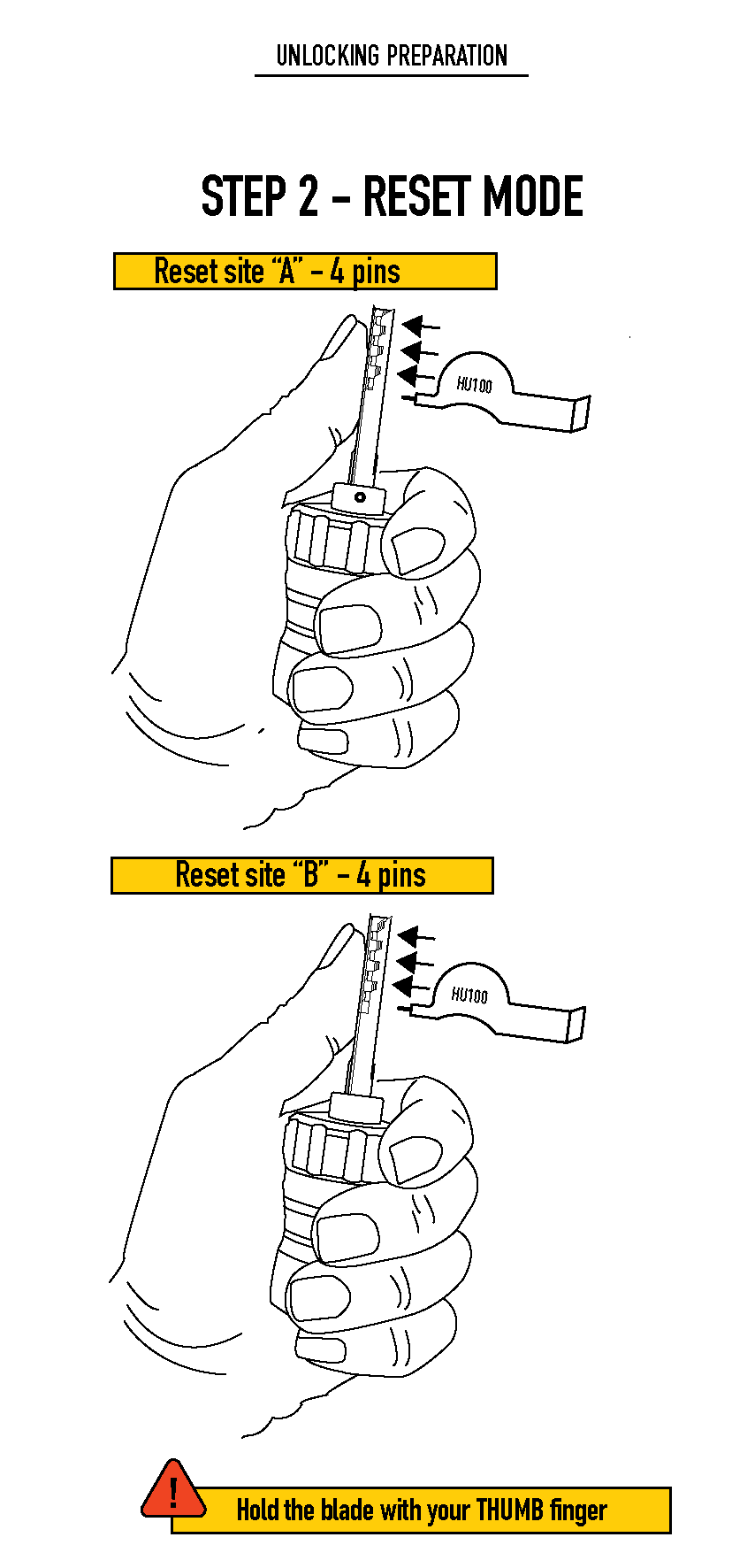 HU100 Decoder lockpicking