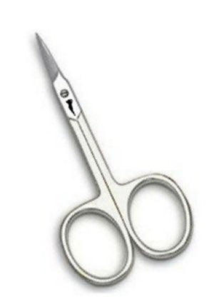 Cuticle Scissors Curved Tip Arrow Point Fine Tip SS 3.5"