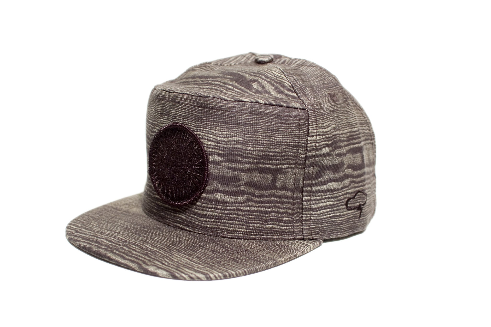 STAY WEIRD Snapback Wood