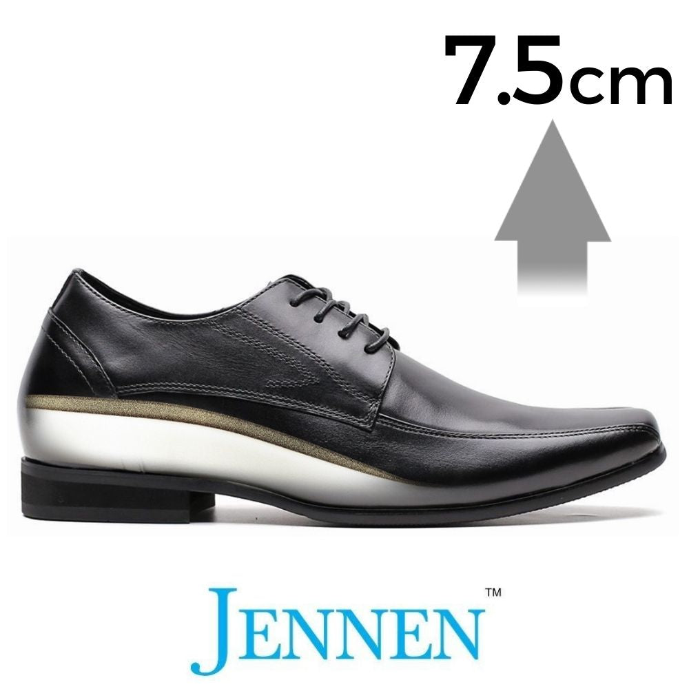 Men's Formal Dress Shoes - Mr. Bruch  Formal Mens Height Lift Shoes -  JENNEN Shoes