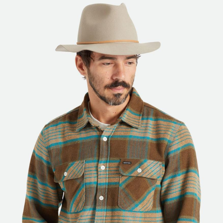 Brixton Wesley Fedora - Safari