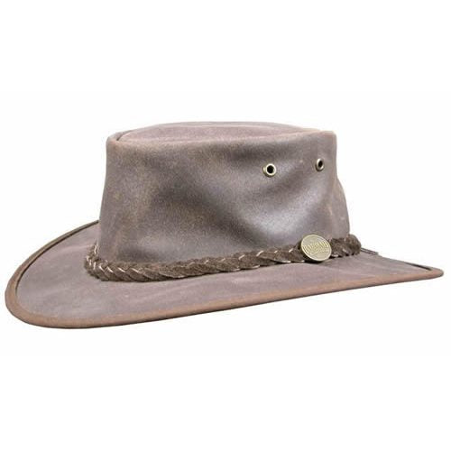 Barmah Hats Foldaway Extra Wide Brim Cattle Suede Cooler Leather Hat - Item  2019