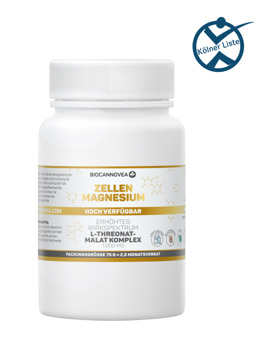 Magnesium L-Threonat-Malat-Komplex - Biocannovea Deutschland product image