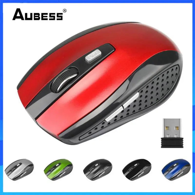 Ture Wireless Mouse Receiver 2.4GHz For PC Adjustable DPI Mouse 6 Buttons Optical Gaming Mouse Gamer Wireless Mice With USB