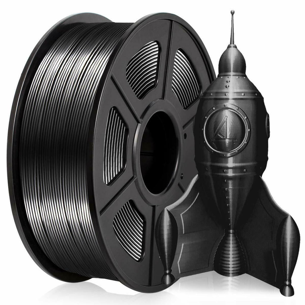 PLA Silk Gray Filament 1.75mm 3D Printer Filament 2.2 LBS Spool 3D Pri –  discountinkllc