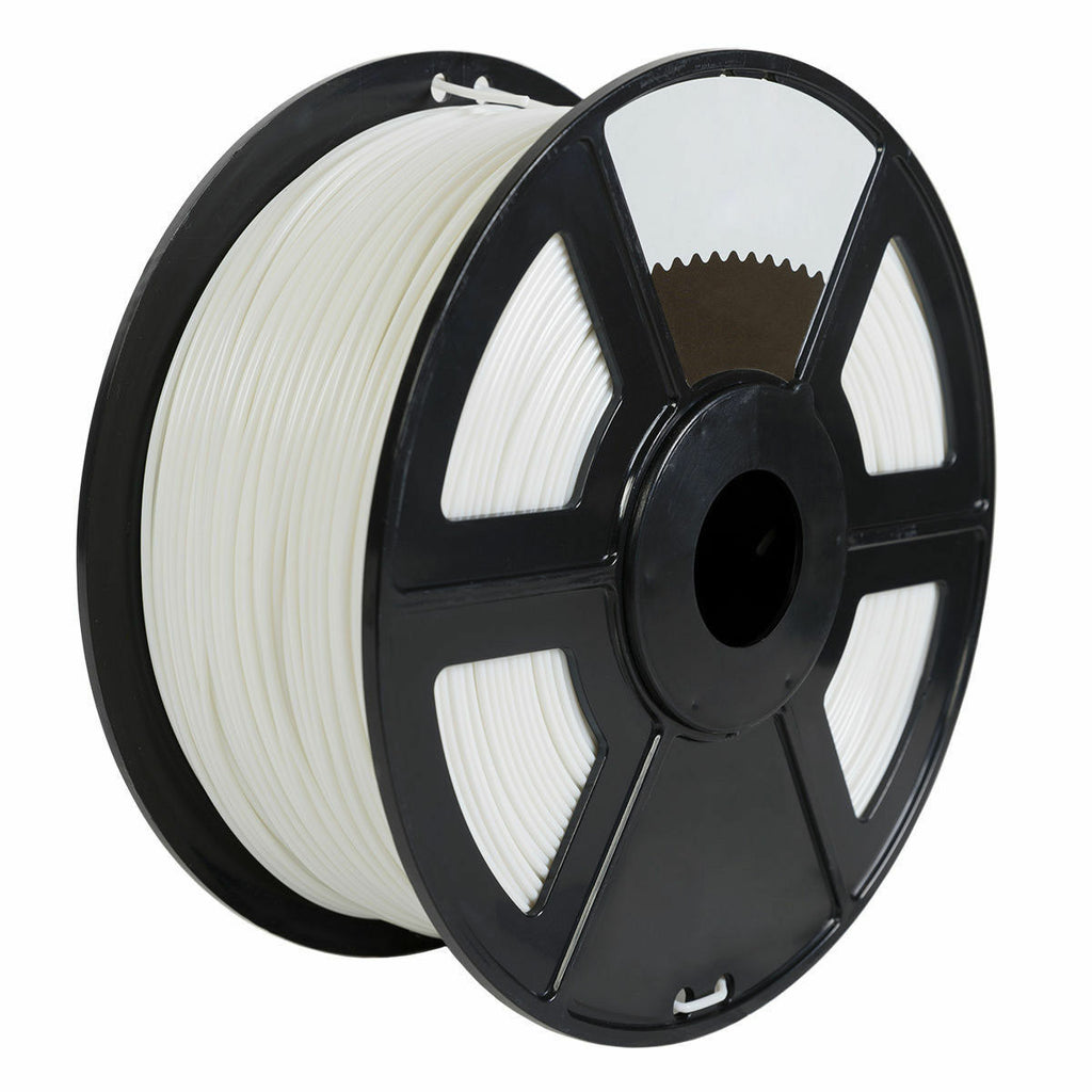 White Color 3D Printer Filament 1.75mm 1KG PLA For Print MakerBot RepR –  discountinkllc