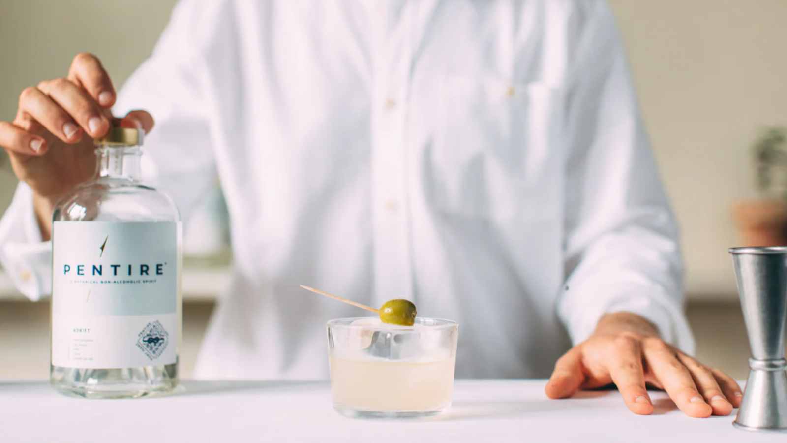 Pentire non-alcoholic dirty martini