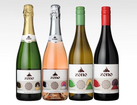 zeno non-alcoholic wine range