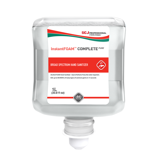 SC Johnson - InstantFOAM™ Complete PURE Hand Sanitizer, 1L - Case of 6