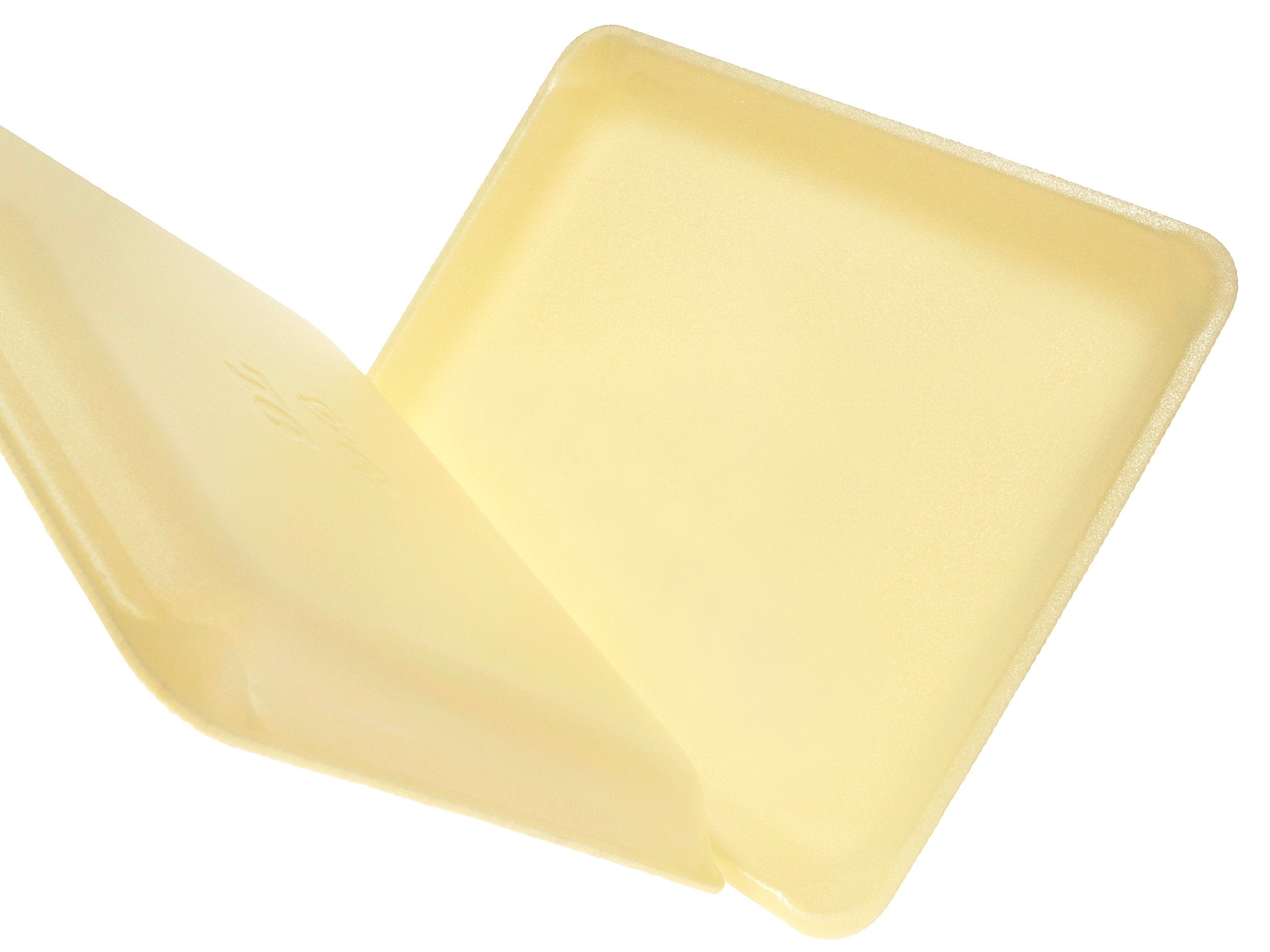 Foam Tray 9P Yellow Plastifar 12.25'' x 9.25'' x 0.62'' - Bundle of 200 - 12250