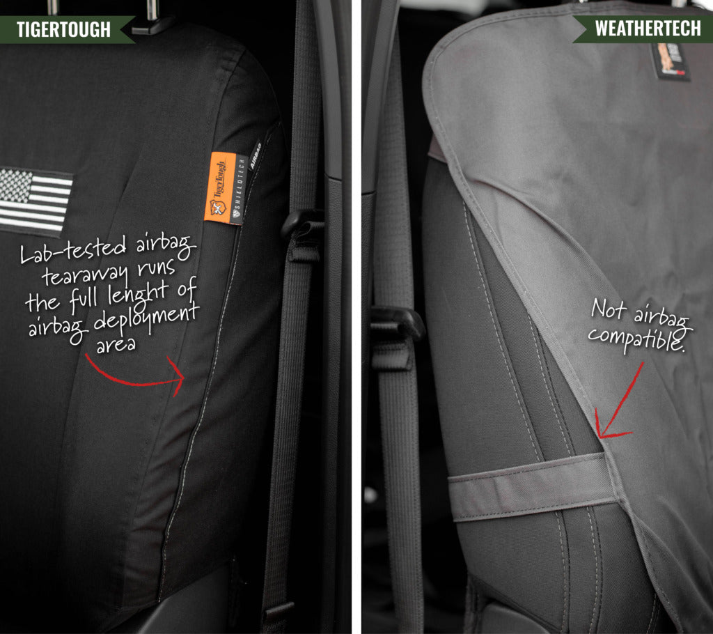 WeatherTech Seat Protectors vs TigerTough Seat Covers Review - TigerTough