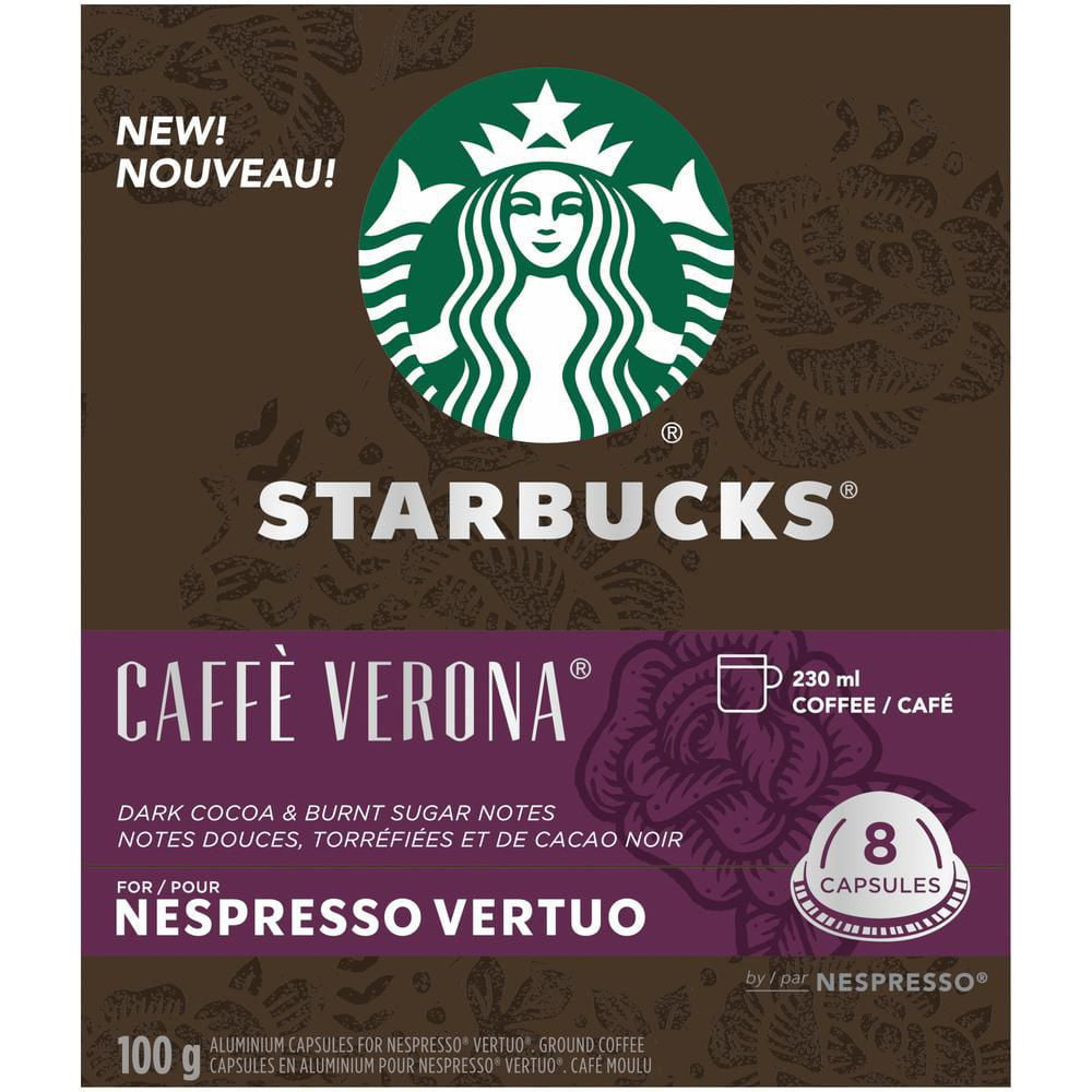 Nespresso Starbucks Pike Place Roast Coffee Capsules, 100-g, 8-pk