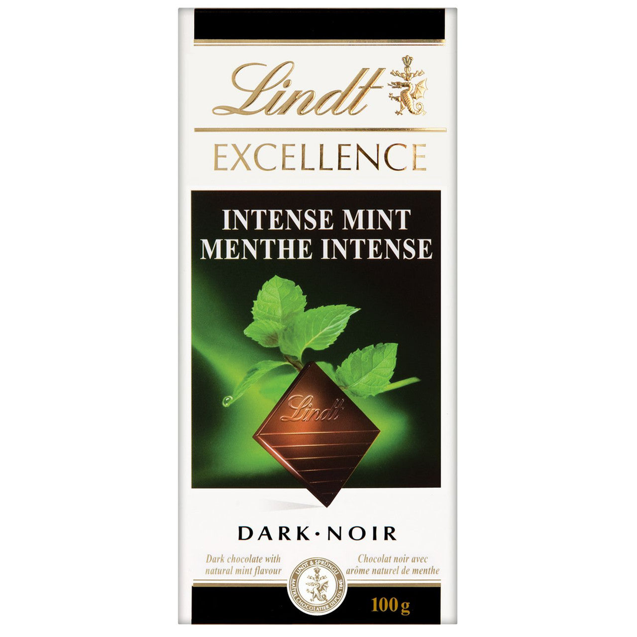 Lindt Excellence Dark Cocoa Pure 82% Cocoa Chocolate Bar 80g