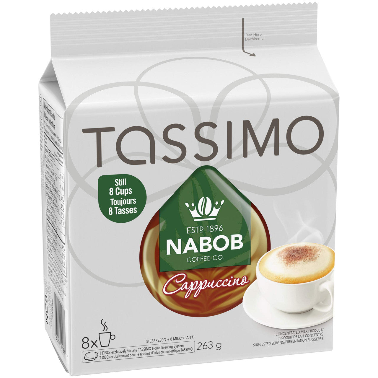 Dosettes Cadbury Chocolat Chaud, T-Discs TASSIMO