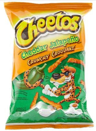 Cheetos Box of 40 Bags of Crunchy Snacks, Vending Chips (40x57g) {Canadian}