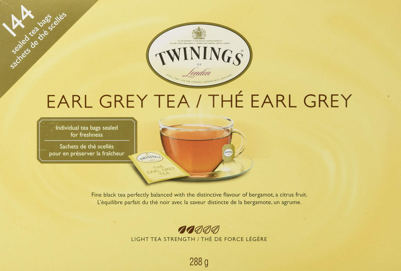TWININGS Original earl grey thé aromatisé bergamote 50 sachets